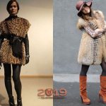 Creative models of fur vests