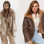 Fashionable sheepskin coats winter