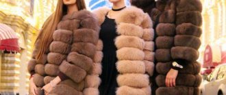 fashionable fox fur coats