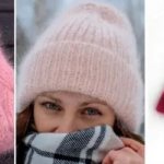 A selection of mink fluff hats
