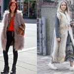 sleeveless fur coat photo, models