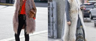 sleeveless fur coat photo, models