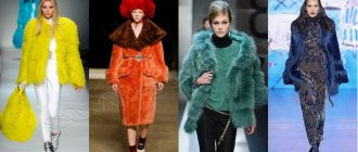 Colored fur coat: how to choose, what to wear with
