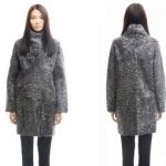 Astrakhan fur coat