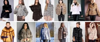Women&#39;s short fur coats in fashionable styles. 145 photographs of fur products. 